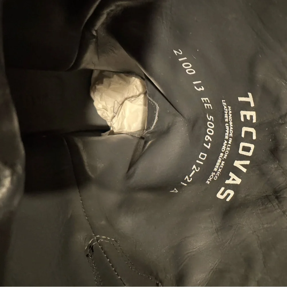 Tecovas Black Leather Men's Boots